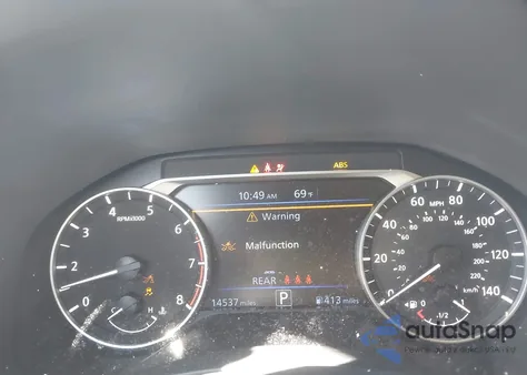 2025 Nissan Altima Sr Fwd из США, поврежденный, VIN 1N4BL4CV9SN335879